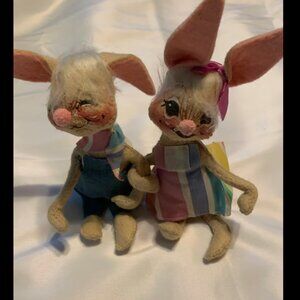 Vintage 1971 Annablee Easter Bunnies